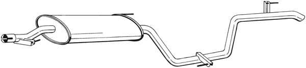 Toba esapament finala BOSAL 292-021