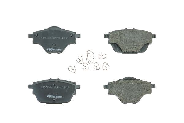 set placute frana,frana disc AISIN BPPE-2014