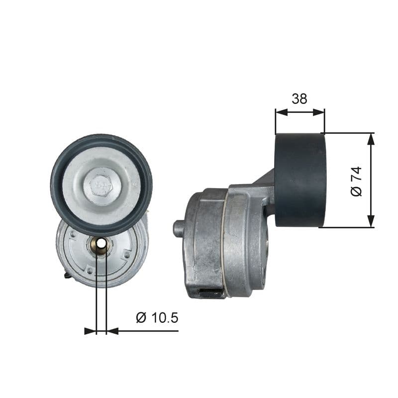 Intinzator curea, curea distributie GATES FleetRunner™ T38600