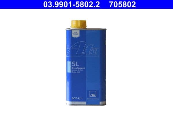 Lichid de frana ATE SL DOT 4 03.9901-5802.2