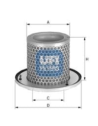 Filtru aer secundar UFI 27.A40.00