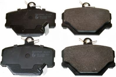 set placute frana,frana disc DENCKERMANN B111098