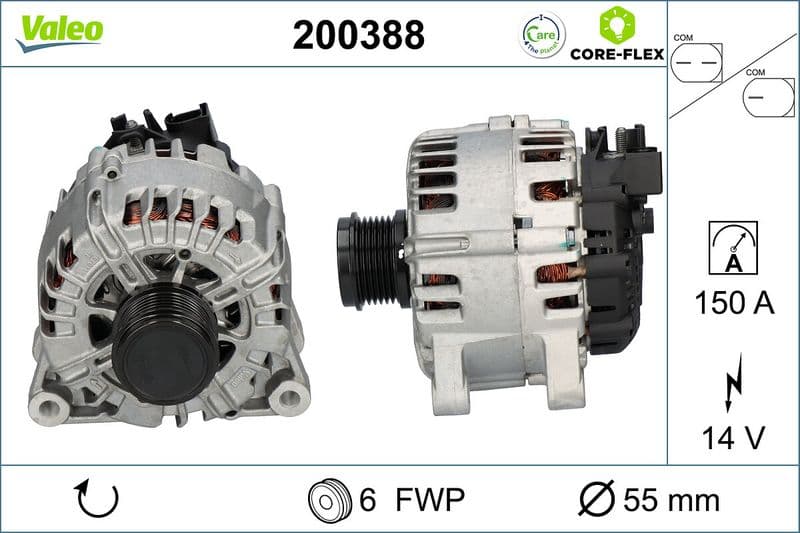Generator / Alternator VALEO 200388