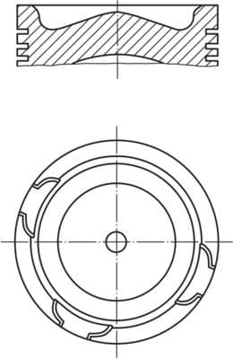 Piston MAHLE 213 68 00
