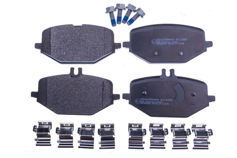 set placute frana,frana disc DENCKERMANN B111665