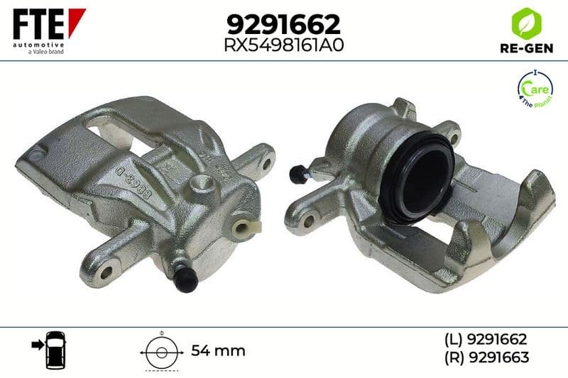 Etrier frana FTE 9291662