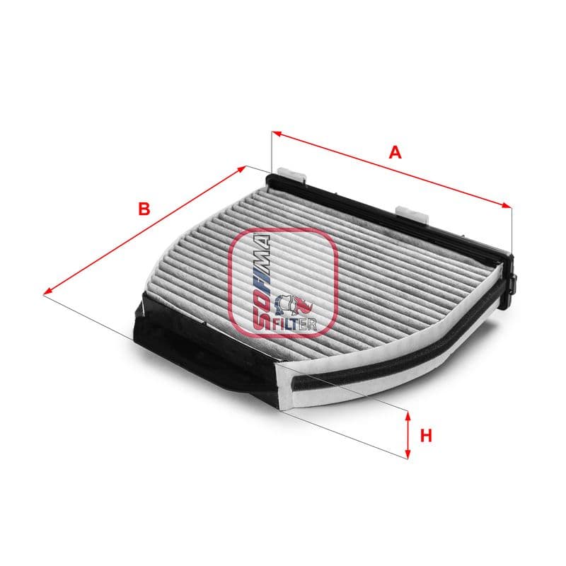 Filtru, aer habitaclu SOFIMA S 4163 CA