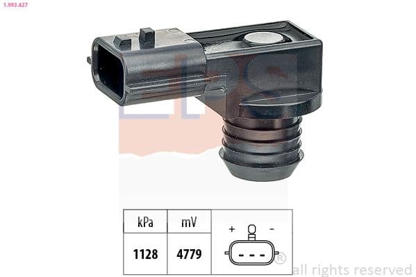 Senzor presiune, amplificare frane EPS OE Equivalent 1.993.427