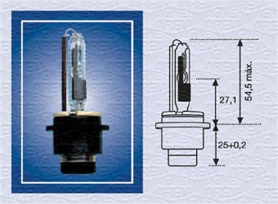 Bec, far faza lunga MAGNETI MARELLI XENON LIGHT 002542100000