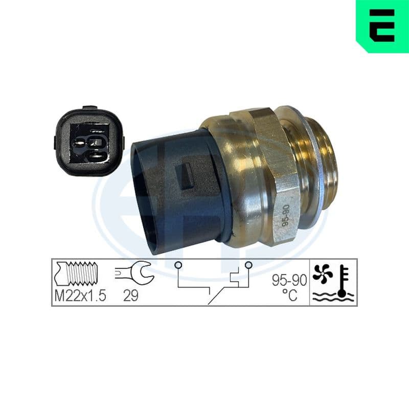 Comutator temperatura, ventilator radiator ERA 330282