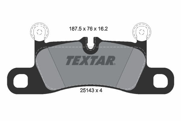 set placute frana,frana disc TEXTAR 2514301