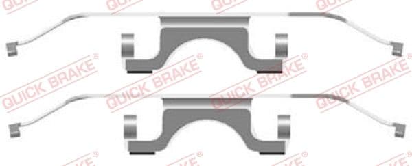 Set accesorii, placute frana QUICK BRAKE 109-1702