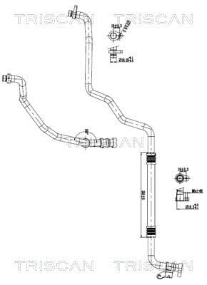 conducta presiune variabila,aer conditionat TRISCAN 9010 25047