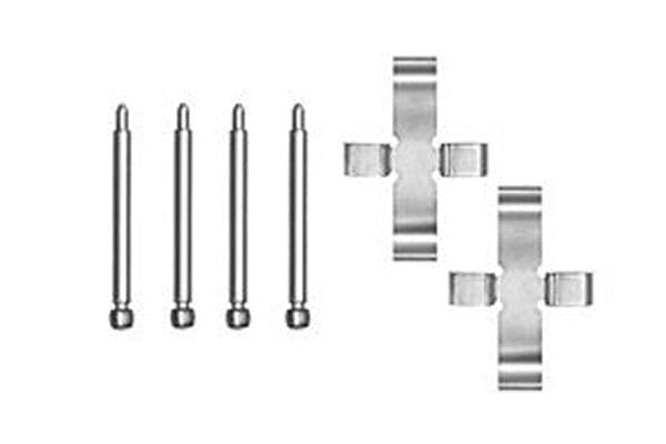 Set accesorii, placute frana TRW PFK198