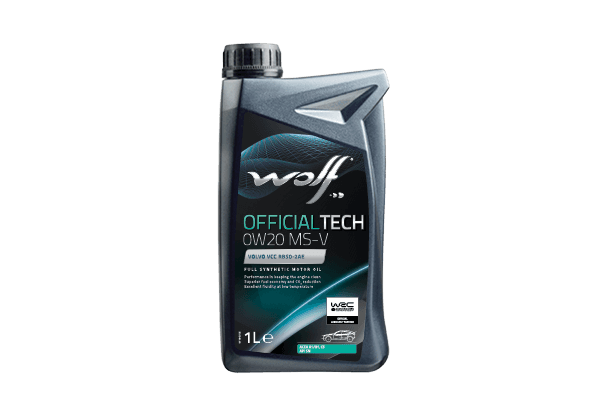 Ulei de motor WOLF OFFICIALTECH 0W-20 MS-V 8332517 1L