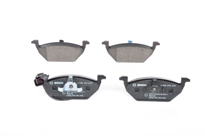 set placute frana,frana disc BOSCH 0 986 494 525
