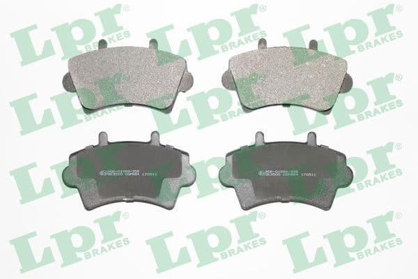 set placute frana,frana disc LPR 05P884