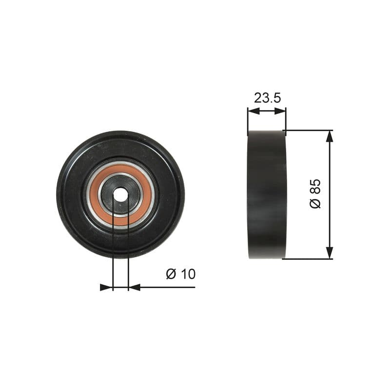Rola ghidare/conducere, curea transmisie GATES DriveAlign™ T36274