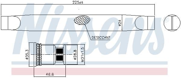 uscator,aer conditionat NISSENS 95786