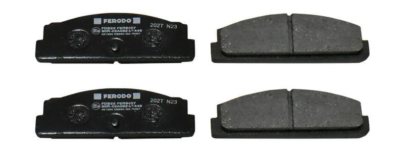 set placute frana,frana disc FERODO PREMIER ECO FRICTION FDB22