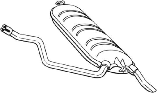 Toba esapament finala BOSAL 278-239