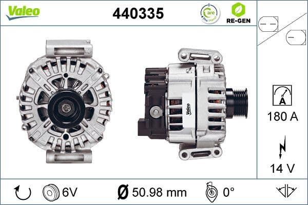 Generator / Alternator VALEO 440335