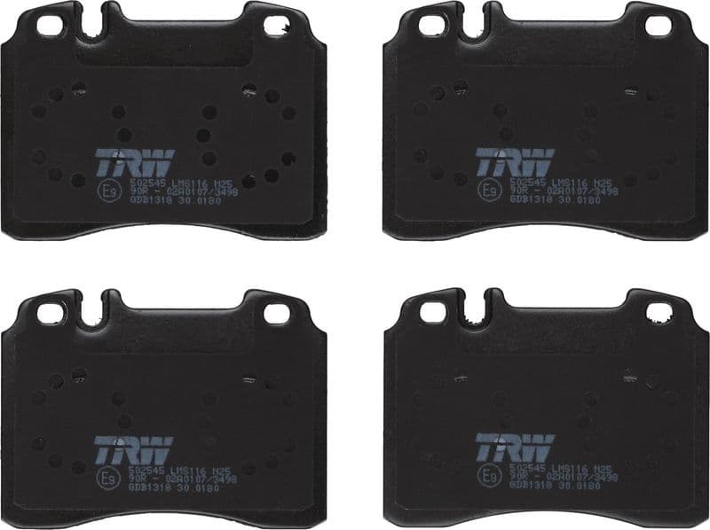 set placute frana,frana disc TRW COTEC GDB1318