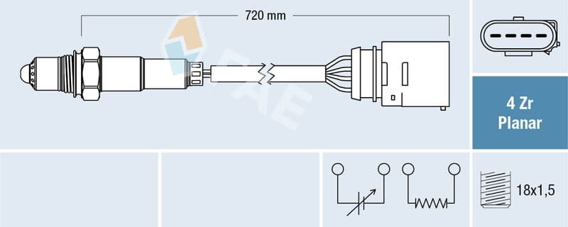 Sonda Lambda FAE 77204