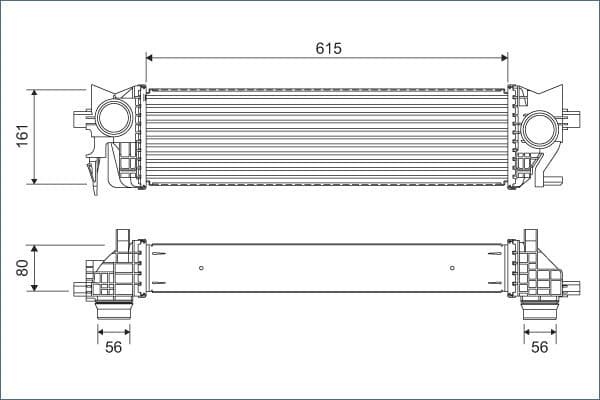 Intercooler, compresor VALEO 822930