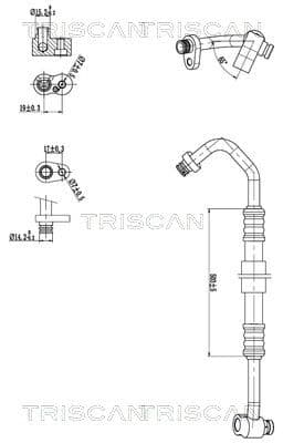conducta presiune variabila,aer conditionat TRISCAN 9010 11035