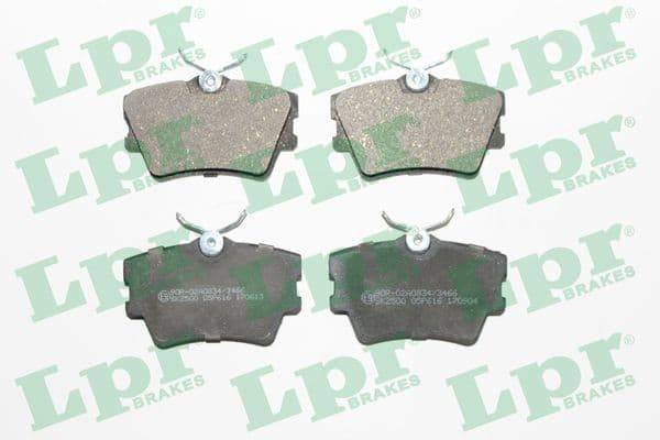 set placute frana,frana disc LPR 05P616