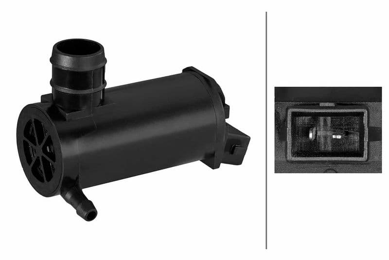 pompa de apa,spalare parbriz HELLA 8TW 006 848-651
