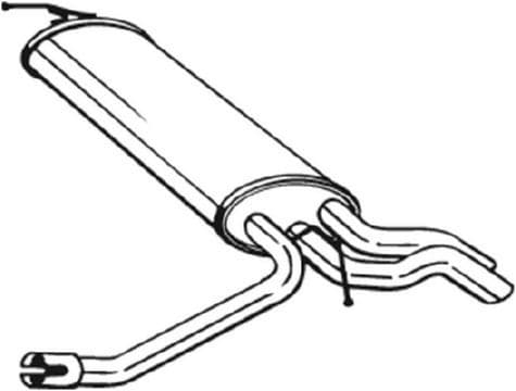 Toba esapament finala BOSAL 175-087