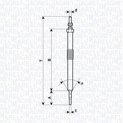 Bujie incandescenta MAGNETI MARELLI 062900139304