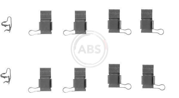 Set accesorii, placute frana ABS 1193Q