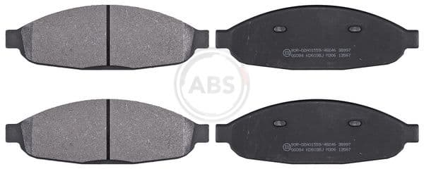set placute frana,frana disc ABS 38997