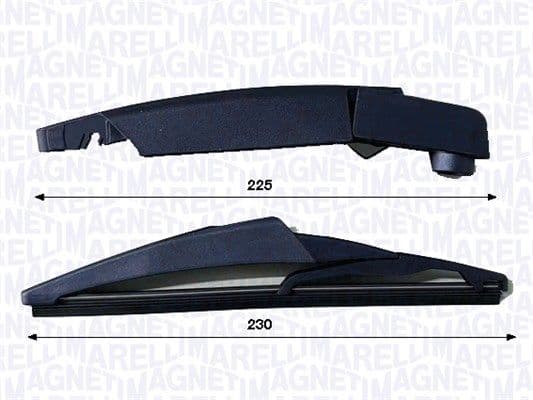 Set stergatoare, curatare parbriz MAGNETI MARELLI 000723180453