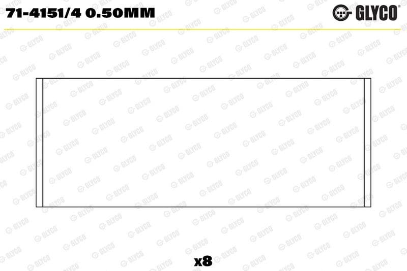 Cuzinet bielă GLYCO 71-4151/4 0.50mm