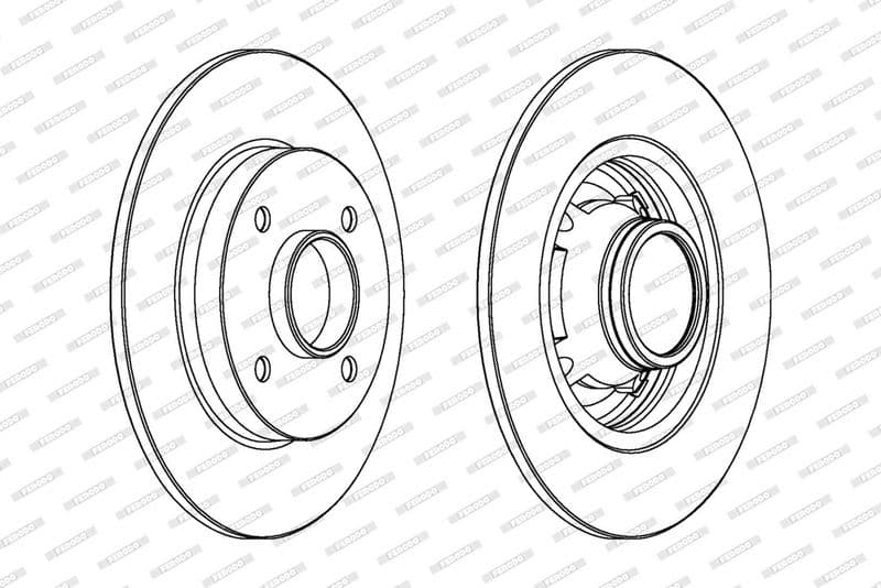 Disc frana FERODO PREMIER DDF1564C-1