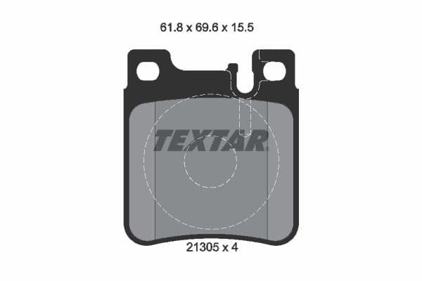 set placute frana,frana disc TEXTAR Q+ 2130501