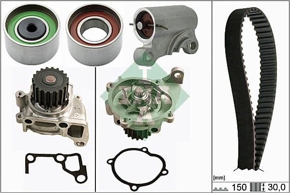 Set pompa apa + curea dintata Schaeffler INA 530 0519 30