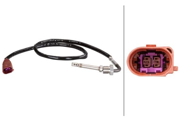 Senzor, temperatura gaze evacuare HELLA 6PT 010 376-191
