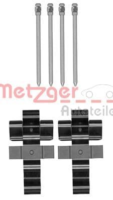Set accesorii, placute frana METZGER AUTOTEILE 109-1852