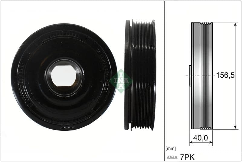 Fulie curea, arbore cotit Schaeffler INA 544 0187 10