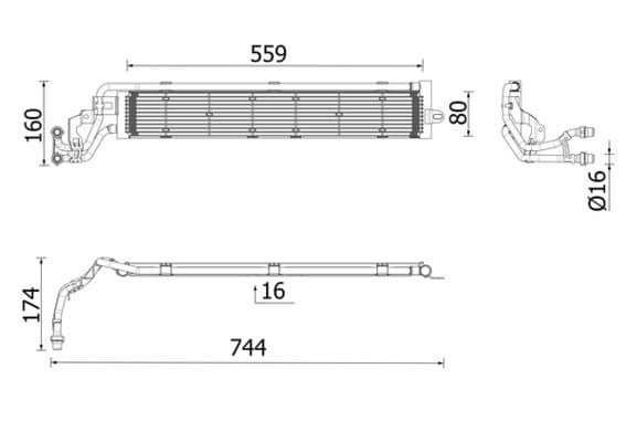 Radiator, racire motor MAHLE BEHR *** PREMIUM LINE *** CR 2697 000P