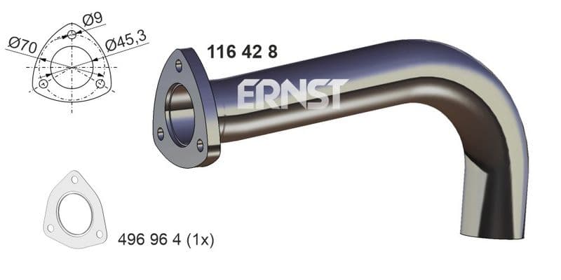 Racord evacuare ERNST 116428
