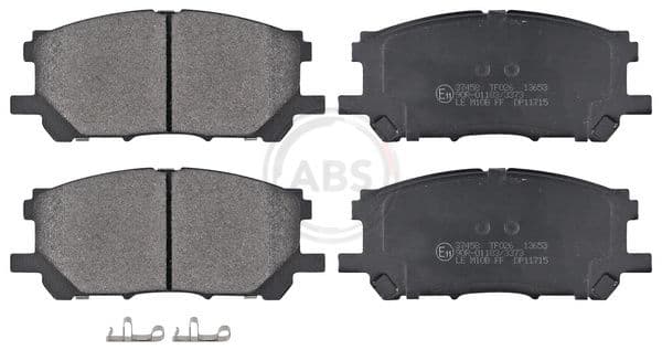 set placute frana,frana disc ABS 37458