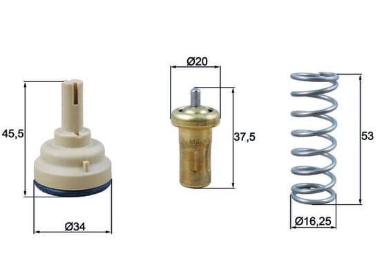 termostat,lichid racire MAHLE BEHR TX 181 95D