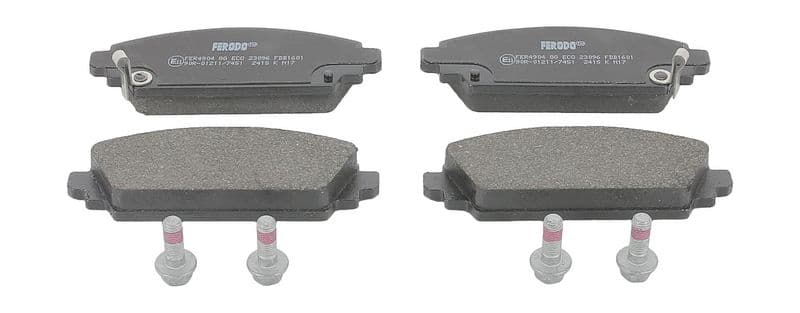 set placute frana,frana disc FERODO PREMIER ECO FRICTION FDB1601