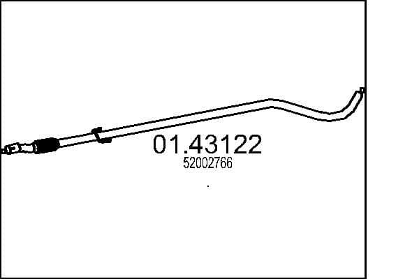Racord evacuare MTS 01.43122
